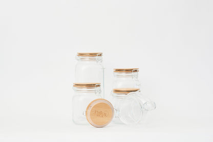 Pullen and Co Glass Clip Jars (7592085848235)
