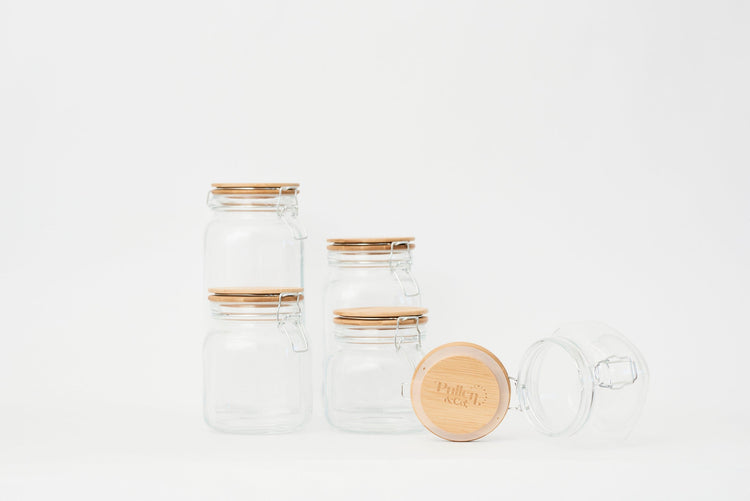 Pullen and Co Glass Clip Jars (7592085848235)