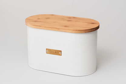 Pullen and Co Home &amp; Garden Bamboo Bread Bin (7347327991979)