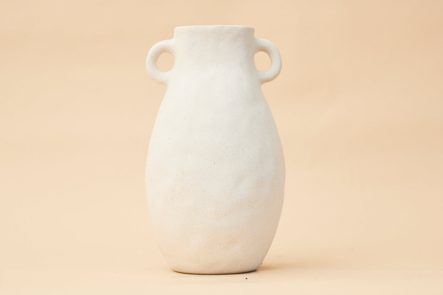 Pullen and Co Magnolia - Organic White Sand Vase (6743422075051)