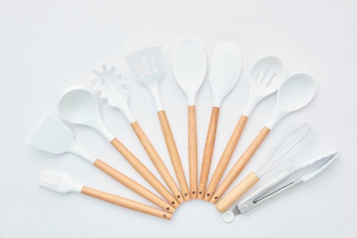Pullen and Co White 11-Piece Utensils Set (7107312418987)