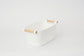 Pullen and Co White - Small Plastic and Bamboo Storage Basket (FREE LABELS) (6727170687147)